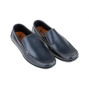 Mocasines Piel Negro Marrón Hombre Cosido Nel Di 7901