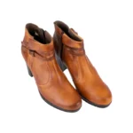 Botines de Tacón Mujer Marrón en piel - Aback Talla 41