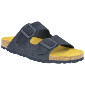 Sandalias Dos Hebillas Piel Serraje Biocomfort B-3015