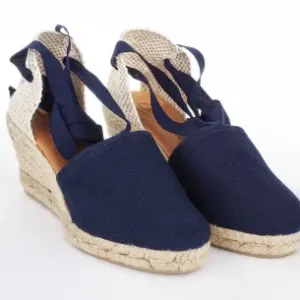 Cuñas de Esparto Mujer Valencianas Tela Carmen García 42S5