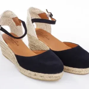 Cuñas Esparto Bajas Piel Serraje Pulsera 3 Cuerdas Carmen García 52S3