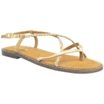 Sandalias de Tiras Finas Estilo Griego para Mujer de Corina M5485