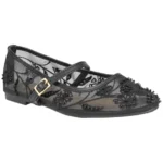 Merceditas de Malla Bordada con Pedrería para Mujer - Ideal Shoes 2277