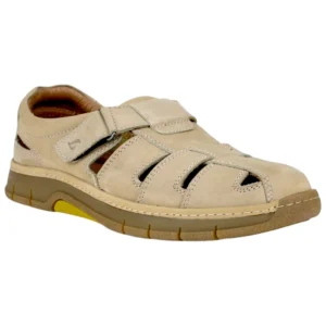 Sandalia Luisetti Piel Hombre Nobuck velcro 38600NO