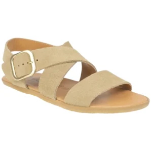 Sandalias Barefoot Mujer Piel Serraje Marrón Taupe - Vivant v-9100