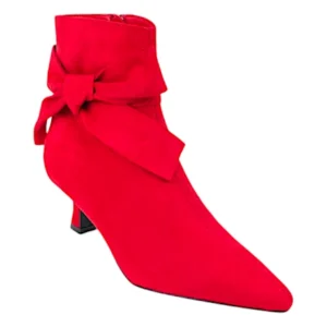 Botin antelina de tacón medio midi Buonarotti A-3440 VF