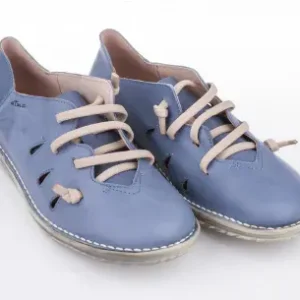 Zapatos Planos de Piel Calada para Mujer | Cierre Elástico Fácil - Atxa 20002