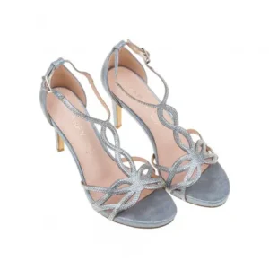 Azarey Sandalias Tacón Alto Cuello con Brillos 446C974