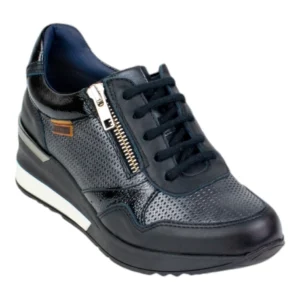 Zapatos Deportivos Piel Ancho Especial Baerchi 40601