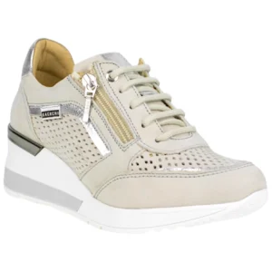 Zapato ancho especial cuña piel verano Baerchi 39012