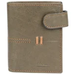 Billetero con monedero piel marrón y cierre Blesrok 509