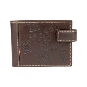 Billetero con Monedero Hombre en Piel Grabado España Blesrok 530