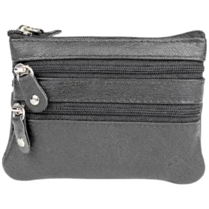 Monedero cremalleras piel hombre Blesrok 144