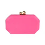 Clutch de Fiesta Rígido Original con Cadena Dorada BM 23037