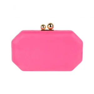 Clutch de Fiesta Rígido Original con Cadena Dorada BM 23037