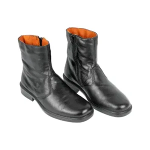 Botas negras hombre en piel y Cremallera - Luisetti 0152