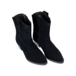 Botines Camperos Mujer Serraje de color negro - Bran´s 13787