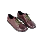 Zapato de Mujer Negro Granate y Marron Subido Elasticos Piel Brans 4008