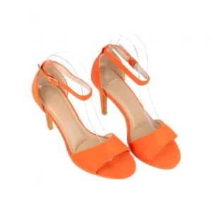 Sandalias Naranjas de Tacón Aguja para Fiesta - Buonarotti 2227
