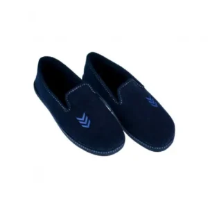 Zapatilla de estar en Casa Invierno Cerrada Gris y Azul Canovas Ruiz 8020
