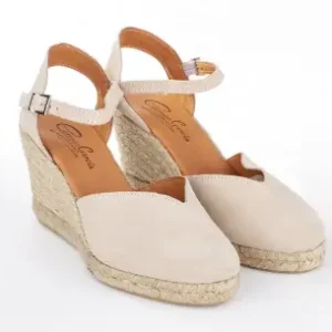 Cuñas Altas Esparto Mujer de 7 Cuerdas con Pulsera Corte V Carmen Garcia 173S7