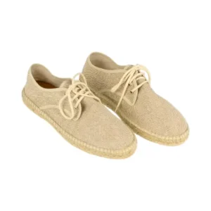 Alpargata Esparto Hombre Cordón Planta Piel Carmen García 74S16