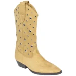 Botas Cowboy caladas mujer en antelina Corina M5001