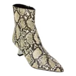 Botínes Corina animal print tacón midi para mujer - M4925