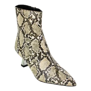 Botínes Corina animal print tacón midi para mujer - M4925