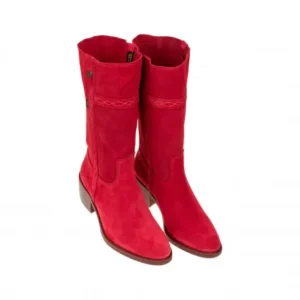 Botas Camperas Media Caña Mujer Tacon Cuadrado- Dakota Boots 476