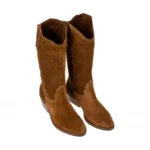 Botas Camperas de Piel Serraje Marrón de Valverde del Camino - Dakota Boots 67 CA