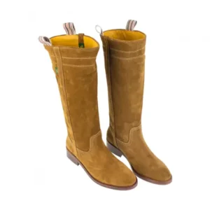 Botas Camperas Marrones en Serraje Caña Alta Lisa Dakota Boots B 13