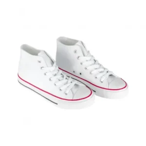 Zapatilla Lona Puntera de Goma Alta 7-A11