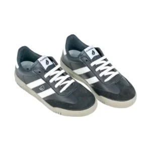 zapatillas negras de mujer urbanas - Plumaflex 35005 retro