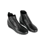 Botines Mujer con Cuña Piel Cremallera Extraíble y Goma Elástica Doctor Cutillas 77216