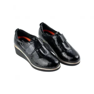 Zapato Charol Piel Cuña Velcro Doctor Cutillas 64833