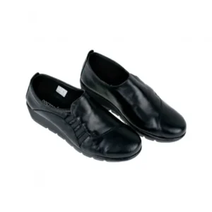 Zapato de Piel con Cuña Elasticos Laterales Doctor Cutillas 77214