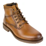Botas de Piel Hombre con  Cremallera Y Cordones - Innova Shoes IN 70/724