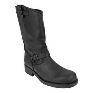 Botas Moteras hombre negra piel Johnny Bulls 7828