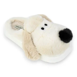 Pantufla Mujer Invierno Abierta Perro Jomix Shoes MD9640