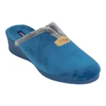 Zapatilla Casa Mujer Invierno Abierta Lisa Cuña Media J.Ortega 1809