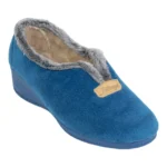 Zapatilla Casa Mujer Invierno Cerrada Lisa Cuña Media J.Ortega 1840