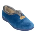 Zapatilla Casa Mujer Invierno Cerrada Lisa Cuña Baja J.Ortega 1840-B