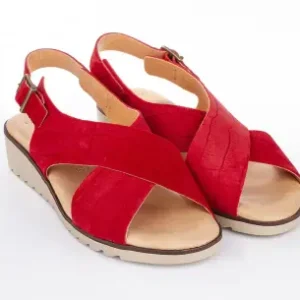 Sandalias Kaola Piel Serraje Cruzada Grabado Coco 205 Talla 36