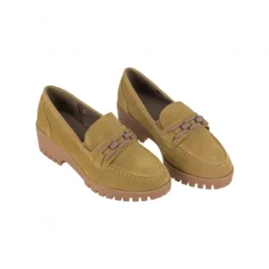 Mocasín Mujer Tacón Bajo Suela Track - Kelara K31274