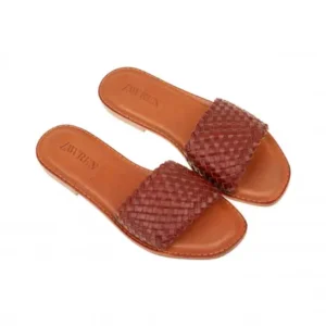 Sandalias Planas Piel Mujer Trenzada Lawren 282/2 Talla 36
