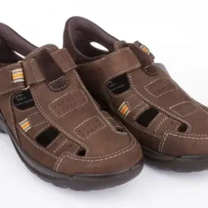 Sandalia de Hombre cerrada en piel Engrasada - Luisetti 16250