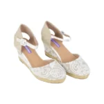 Cuñas Elegantes Para Boda Bicolor Mandarina MAR