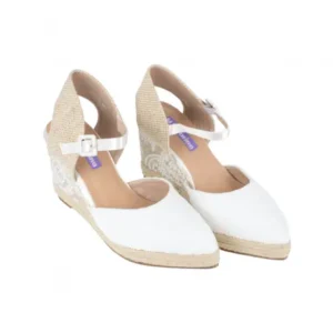 Cuñas Esparto Mandarina Alta Mujer Punta Fina Mandarina SUNNY Talla 39