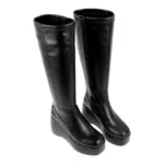 Botas Altas negras con Plataforma - Mustang 53447